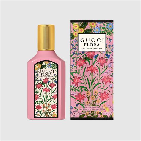 gucci flora gorgeous gardenia gaveæske|Gucci Flora parfum 50 ml.